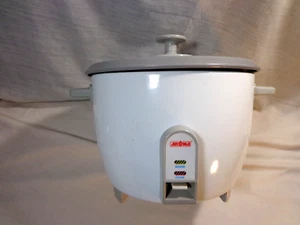 Aroma 10-Cup 1.8L Rice Cooker/Steamer Gray Handles & Bowl Good Condition Tested - Picture 1 of 5