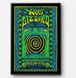King Gizzard And The Lizard Wizard Nov 6, 2024 2025 San Francisco Poster - Picture 1 of 8