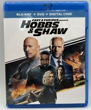 Hobbs& Shaw Blu-Ray + DVD + Digital Code Widescreen Dwayne Johnson 2019