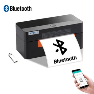 Thermal Shipping Label Printer 4x6 Wireless Bluetooth For Smart Phone - Picture 1 of 13