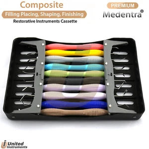 Set of 10 Composite Contouring Filling Set Placing, Shaping, Finishing Tools - Picture 1 of 12