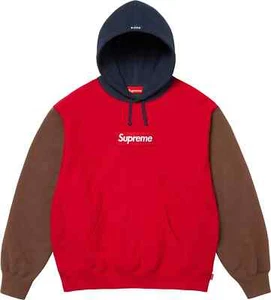SUDADERA CON CAPUCHA SUPREME BOX LOGO (GRANDE) (MULTICOLOR) FW24 BURBERRY HOODIE - Imagen 1 de 7