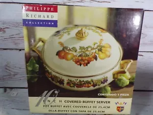 "NUEVO EN CAJA Servidor Buffet Cubierto de Esmalte de Jardín Philippe Richard Kensington 10" - Imagen 1 de 5
