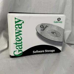 Vintage 1999 Gateway Software Storage 2-Ring Binder - Afbeelding 1 van 5