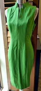'CUE' S/LESS PENCIL DRESS SIZE 10 - Picture 1 of 9