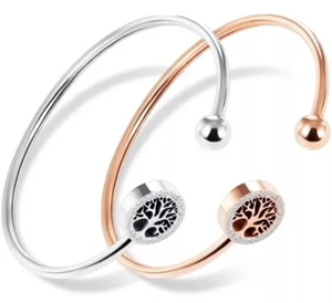 Crystal Tree of life bracelet silver rose gold bracelet comes gift boxed 331 - Picture 1 of 5