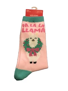 Calze donna Fa La Llama Crew taglia 4 - 10 festività natalizie nuove - Foto 1 di 8