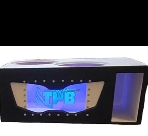 Custom Dual 18" Vented Subwoofer Enclosure Sub Box - Heavy Duty - Picture 1 of 4