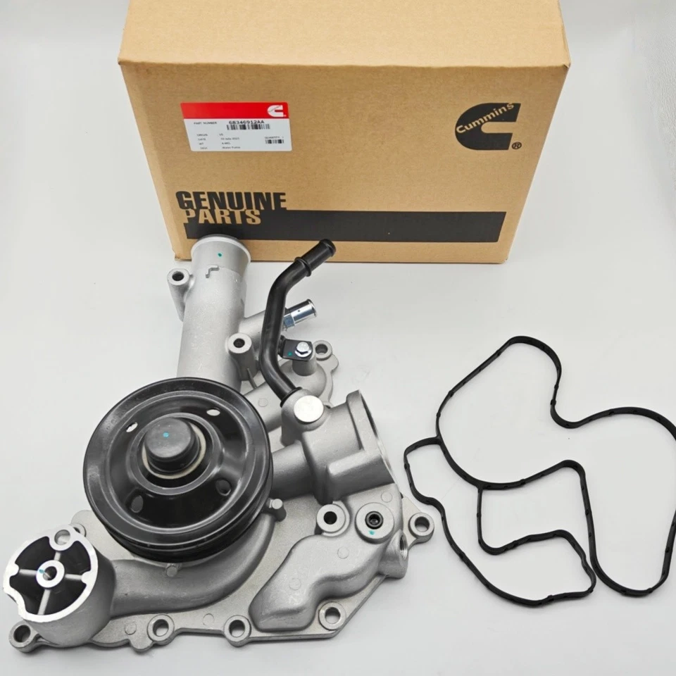 68346912AA Water Pump w/gasket For Cummins 09-18 Dodge Ram 1500 2500 3500 5.7L - Imagem 1 de 4