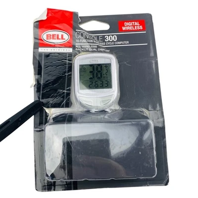 Bell Console 300 Digital Wireless 16 Function Cycle Computer Dual Display New - Image 1 of 4
