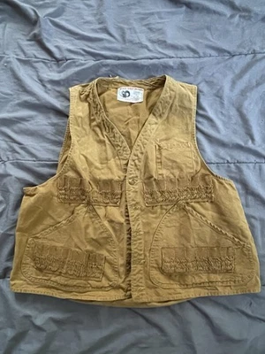 Vintage Black Sheep Brand Sleeveless Game Jacket Large 100% Cotton Hunting Vest - Image 1 of 4