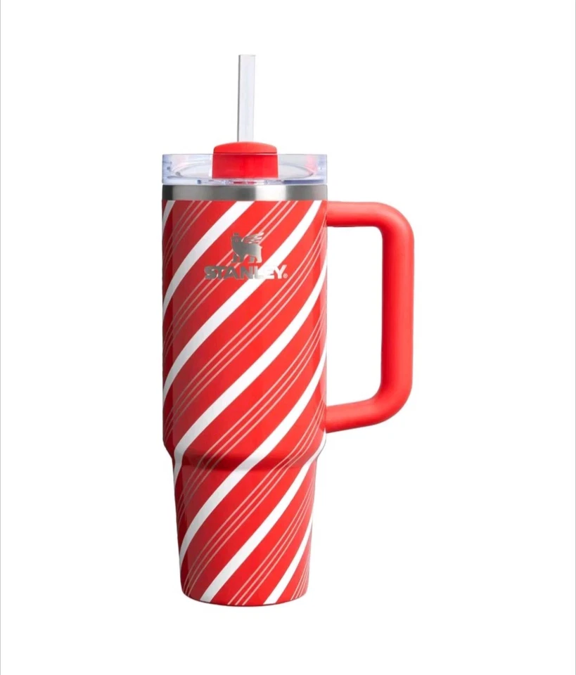 Stanley 30oz Holiday Candy Cane Twist Tumbler Target Exclusive New - Image 1 of 2