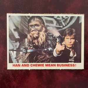 1980 Burger King STAR WARS Set HAN AND CHEWIE MEAN BUSINESS! - NR-MINT - Picture 1 of 2