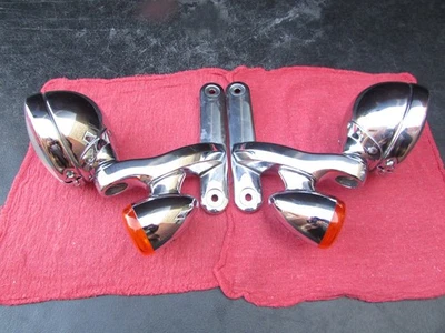 Lâmpadas/piscas de neblina ultra passantes Harley Road King Electra Glide Police 2014-2023 - Imagem 1 de 4