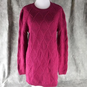 NWT Theory Dark Burgundy Knitted Pullover Brency F07111719 Size L S1E1 - Picture 1 of 3