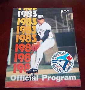 Knoxville Blue Jays program  1983 - Picture 1 of 2