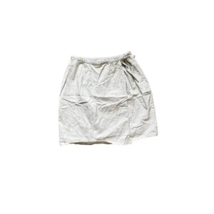Tan Floral Wrap Skirt - Picture 1 of 4