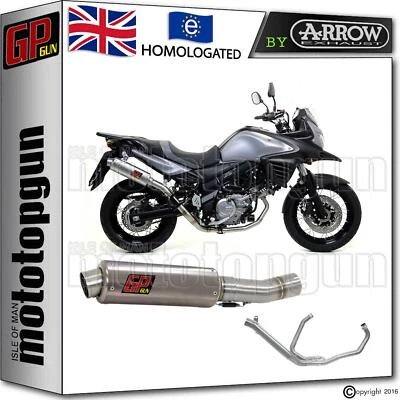 PISTOLA SILENCIADORA COMPLETA GP de ARROW STEEL SUZUKI V-STROM 650 2004 04 2005 05 2006 06 Foto 1 de 3