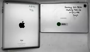 Lot of 2 X Tablets - Apple A1395 / Samsung Galaxy Tab S2 - Picture 1 of 4