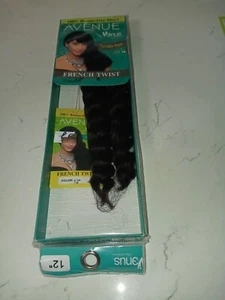 Nuevo Avenue By Venus Sin Enredos 100% Mezcla de Cabello Humano Torcimiento Francés 12" - Imagen 1 de 4