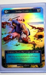 Sorcery Contested Realm Alpha Ordinary Foil Sedge Crabs Art by Ossi Hiekkala - Picture 1 of 3