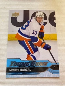 MATHEW BARZAL 2016-17 UPPER DECK YOUNG GUNS CARD #458 New York Islanders - Picture 1 of 2