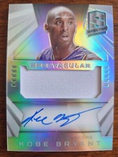 2015 Spectra Kobe Bryant Spectacular Silver Prizm SP Patch Auto /35