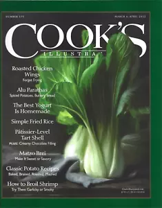 Cook's Illusrtrated March April 2022 Roasted Chicken Wings/Homemade Yogurt - Imagen 1 de 1