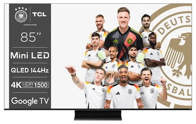 TCL 85MQLED80 QLED Mini-LED (85 Zoll, 4k UHD, HDR, 144 Hz,Smart TV) RESTMENGE - Bild 1 von 4