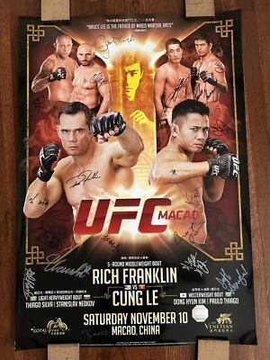UFC OFFICIAL MACAO - Rich Franklin Vs Cung Le RARE- Not Many Made It Back To USA - Image 1 of 4