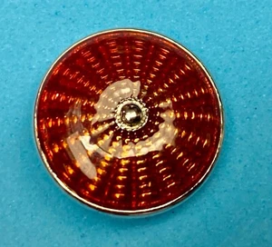 Raised Red Enamel  18Mm Button Charms Ginger Snaps Magnolia Vine - Picture 1 of 8