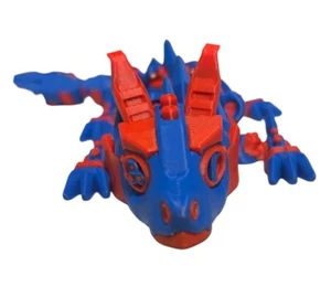 Dragón Colmillo Cibernético Bebé Articulado 9" - Impreso en 3D - Elige Color - Imagen 1 de 9