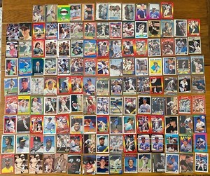 Mixed Lot of 1980-90s Baseball Cards: Donruss-Fleer-Score-Topps-Upper Deck (D)