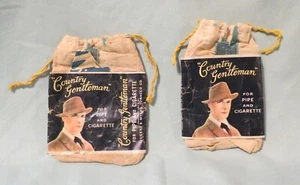 vintage tobacco Empty pouch bag Country Gentleman pipe & cigarette Liggett Myers - Picture 1 of 6