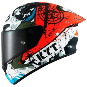 Casco integrale moto KYT NZ RACE Blazing RED helmet casque - Picture 1 of 5