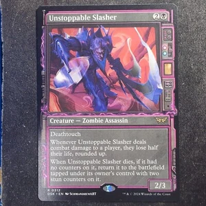 Unstoppable Slasher - Showcase - Duskmourn: House of Horrors (MTG) - Bild 1 von 2