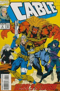 Cable #4 (with card) VF; Marvel | we combine shipping