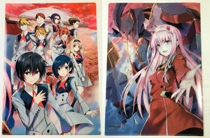 DARLING IN THE FRANXX TORA NO ANA LIMITED CLEAR FOLDER YABUKI KENTARO DARI FURA - Picture 1 of 3