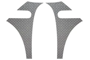 Diamond Plate A-Panel Decal Kit for Mini Cooper R56 - Exact Fit - No Trimming - Bild 1 von 1