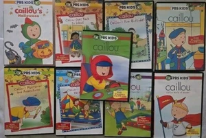 Caillou PBS 9 Dvd Lot - Picture 1 of 2