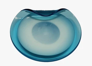Vintage Italian Glass Art Fold Bowl/Candy Dish, Italy - Picture 1 of 4