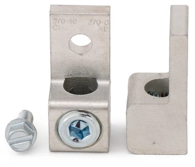 SQUARE D PKOGTA2 Equipment Grounding Lug Kit 100/200Amps 240/600VAC - New In Bag - Image 1 of 2