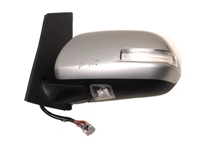 SIGNAL BLIND SPOT 2013-2017 TOYOTA SIENNA DRIVER SIDE DOOR MIRROR SILVER LEFT - Image 1 of 4