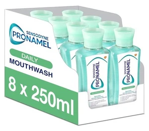 Sensodyne Pronamel Mouthwash (250ml) Pack of 8 - Picture 1 of 3