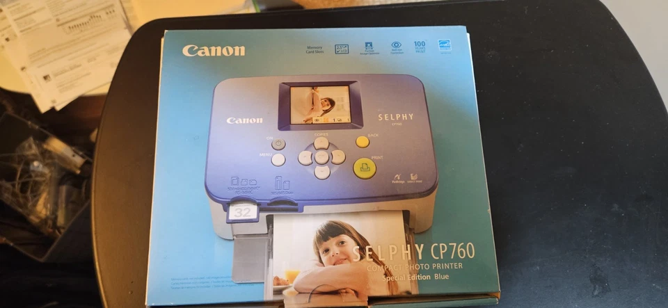 Canon SELPHY CP760 Digital Photo Thermal Printer - Image 1 of 4