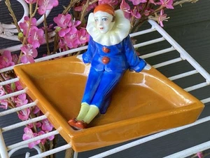 Old Clown Pierrot Tray Art Deco Lusterware, Hand Painted Vintage Noritake Japan? - Picture 1 of 17