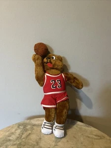 VTG 1993 Teddy Air Michael Jordan Bear Stuffed Plush Toy 23 Chicago Bulls - Picture 1 of 6