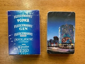 Riviera Souvenir & Vodka Gin Whisky Canadian LTD Poker Playing Cards 1995 SEALED - Picture 1 of 3