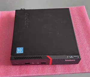 Lenovo ThinkCentre M600 8G RAM 120GB SSD WIFI BT Win 10 Pro USFF Office PC NO AC - Picture 1 of 5