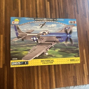 COBI 5536 North American P-51D Mustang fighter WWII 265 bricks - Picture 1 of 10